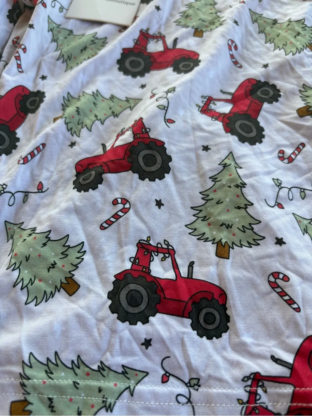 Christmas Tractor Pajamas // 3t // NWT